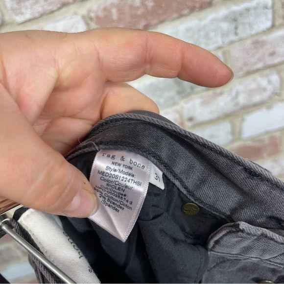 rag & bone fit 1 extra slim jeans in siclen - Picture 7 of 7